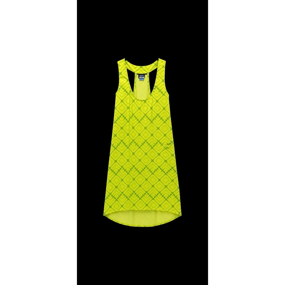 Kavu Green Hiking Outdoor Sleeveless Hi Lo Dress Womens Size Small Pocket